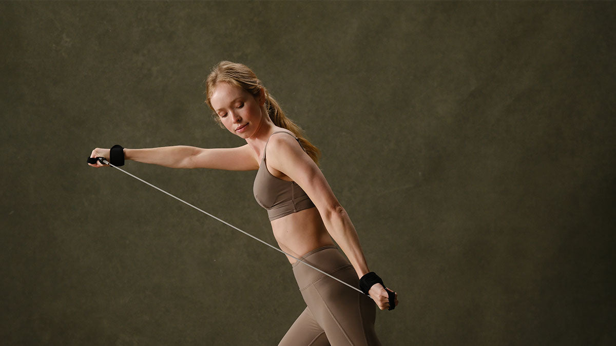 Posture resistance band online exercises